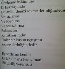 Bitmeyen Ve Agzim Agzini Optu Ise Cunku Icin Sozle Doludur Elim Eline Degdi Ise Cunku Elin Yaratilmis Isler Dogurur Gozlerine Bakt Ozlu Sozler Siir Guzel Soz
