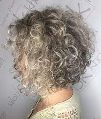 We think that the most suitable gray hairstyles for women over 60 should be a short style. Short Curly Grey Hair Over 60 Novocom Top