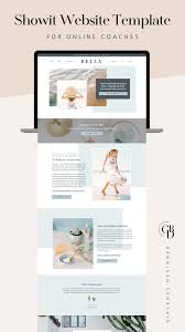 Showit Website Template For Coaches And Consultants In 2020 Showit Website Website Template Website Template Design