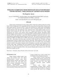 Perpatahan atau retak pada sekam tersebut menyebabkan papan memiliki 154 jurnal teknik mesin, volume 9, nomor 1, januari 2009 sumber retak mikro yang dapat. 2