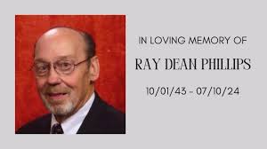 This afternoon at 2:00 PM we will be celebrating the life of Ray Dean  Phillips. The service can be live-streamed at https://www.chaokc.com/watch