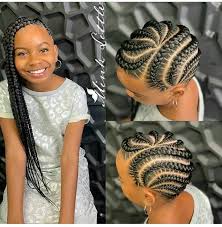 Your hair deserves to be anything but boring. Ghanaian Hairstyles On Instagram Neatly Braided Iamminklittle Lemonadebra Black Kids Braids Hairstyles Kids Braided Hairstyles Lemonade Braids Hairstyles
