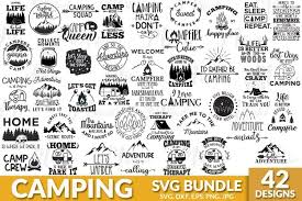 Download Camping Svg Bundle 243098 Cut Files Design Bundles