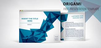Origami Free Template For Powerpoint And Impress Presentation Template Free Free Resume Template Download Template Free
