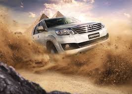 Toyota Fortuner On Behance Toyota Photoshop Digital Background Digital Background