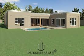 Check spelling or type a new query. Modern Single Story House Floor Plan 3d Home Designs Plandeluxe