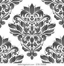 Even simple black and white patterns could create beautiful visual display that carries untold meanings. Black White Floral Vector Photo Free Trial Bigstock