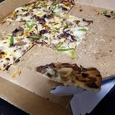 Supposed To Be Hand Tossed Philly Cheese Steak Specialty Pizza Got A Burnt Thin Crust Crispy Instead Picture Of Domino S Pizza Jackson Tripadvisor
