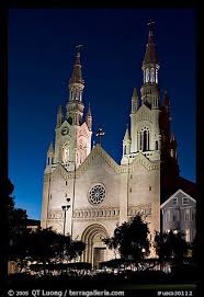 A Setting For The Nest Dantechronicles St Peter And Paul Church At Night Washington Square San Francis Church San Francisco Attractions Cathedral Church