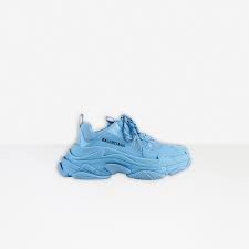 Triple S Sneaker Light Blue For Women Balenciaga