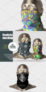 Bundle 3psd Face Masks Mockups Face Mask Face Mockup