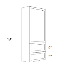Upgraded features and finishes for kitchens with, well, prestige. Cubitac Bergen Shale Waverly Cabinets
