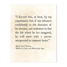 Henry David Thoreau Quote Art Print Life In The Woods Walden Etsy Thoreau Quotes Henry David Thoreau Quotes Into The Woods Quotes