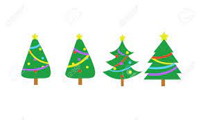 Check spelling or type a new query. Fully Decorated Simple Christmas Tree Vector Graphic Set Royalty Free Cliparts Vectors And Stock Illustration Image 88297176