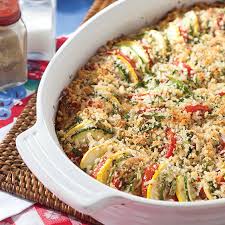 This casserole recipe makes a delicious side to most meals but whenever we grill out we always serve this casserole. Squash Zucchini And Tomato Casserole Paula Deen Magazine
