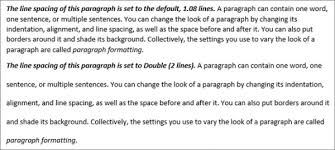 More images for double spaced paragraph example » Modify The Structure And Appearance Of Text Microsoft Press Store