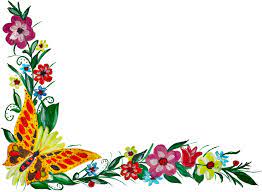 In the large flowers png gallery, all of the files can be used for commercial purpose. 5 Flower Butterfly Corner Png Transparent Onlygfx Com