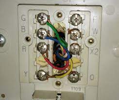 The old thermostat has the white wire going to the w2 terminal with a jumper to the w1 terminal. Trane To Nest Thermostat