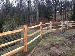 Fence installed on rail gates galvanized gates perfect material from have long been a home and drawbacks of wood solid heavyduty square posts. 60 Best Split Wood Fences Ideas For Your Ranch Style Home Enjoy Your Time Backyard Fences Cedar Split Rail Fence Split Rail Fence