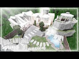 Botanical Spring Mansion Bloxburg Speedbuild Nixilia Youtube Design Your Dream House Bloxburg House Ideas Two Story House Design