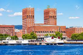 The city of oslo is the capital of norway. City Hall Or Radhus In Oslo Norway Oslo City Hall Is A Municipal Stock Photo Picture And Royalty Free Image Image 92750114