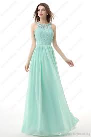 Mint Green Bridesmaid Chiffon Dresses Dress Dir Chiffon Jurken Trouwjurk