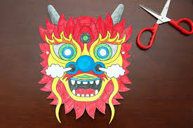 Eastern dragon black and white tattoo eastern dragon. Chinese Dragon Mask Kids Crafts Fun Craft Ideas Firstpalette Com