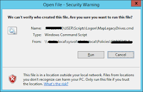 Run A Logon Script For User Group For Domain Server Server Fault