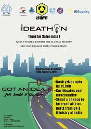Several british nationals die each year on indian roads. Ideathon Mega Event Of Indian Road Safety Campaign Iit Bombay Dec 30 Jan 13 Register By Jan 7 Noticebard