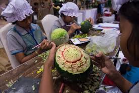 Persistent peeling should be encouraged. Fruit Carving A Meticulous Art In Thailand Arab News