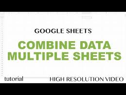 195 Google Sheets Combine Data From Multiple Sheets Tabs Tutorial Youtube Google Sheets Data Data Sheets