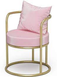 shurndgao makeup table stool makeup stool metal stool comfortable cushioned chair coffee shop makeup loung iron stools dressing table with stool vanity benches