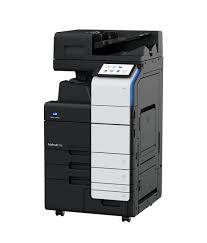 This printer delivers maximum copy/print speed a4 mono cpm up to 30 cpm, 1st copy/print time mono sec 10.5 seconds, for black, white and color, and copy resolution dpi max., 1,200 x 600 dpi. Bizhub 750i Multifunctional Office Printer Konica Minolta