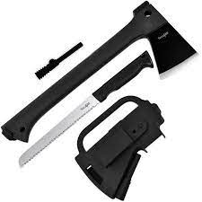 Yes4all Multi Functional Camping Axe H307 With Saw Fire Starter Walmart Com Camp Axe Survival Hatchet Survival Axe