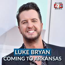 CONCERT ANNOUNCEMENT: Country artist Luke Bryan is bringing his latest tour  to the Walmart AMP this summer. TICKET DETAILS:  https://tinyurl.com/KARKLukeBryanInAR
