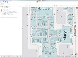 Bellevue Square Store Map Bing Introduces Mall Maps - Liveside.net