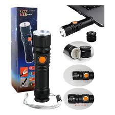 Linterna Frontal Recargable LED DD2 Luz Ajustable Impermeable Camping Negra | MercadoLibre