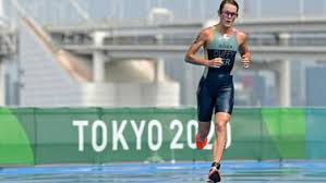 Duffy, 33, one of two athletes representing bermuda, took home gold in the women's triathlon event. Jcgtwmknx8ok M