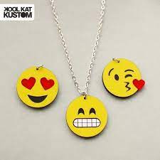 25 Ways To Wear Emojis Every Single Day Emoji Accessories Emoji Jewelry Emoji Clothes