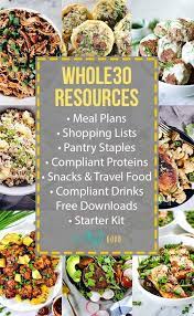 Whole30 Resources Whole 30 Recipes Meal Planning Easy Whole 30 Recipes