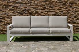 Coco republic has been helping clients curate breathtaking interiors and exceptional outdoor spaces for almost 40 years. Amalfi 3 Seat Metal Frame Sofa Set Maze Rattan Gardenbox Co Uk