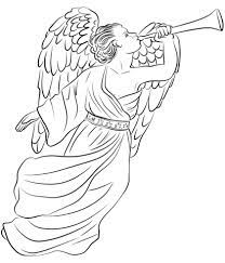 Charlotte's coloring pages of the archangels: Pintar L Angel Gabriel Angel Gabriel Preschool Coloring Pages Coloring Pages