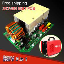 Welding Machine Board Zx7 Mma Arc 250 Igbt Pcb Single Board For Dc Inverter Welder Ac220v Intelligent 3 In 1 Inverter Welder Welding Machine Welding