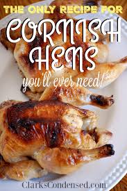 Place the cornish game hens over the vegetables. The Best Cornish Hen Recipe The Only Recipe You Will Ever Need Clarks Condensed