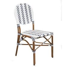 Maybe you would like to learn more about one of these? Bistro Rattan White Navy Aluminum Chair