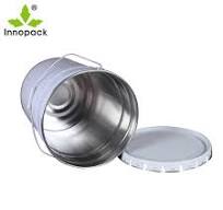 20L metal paint bucket with flower lid - Innopack