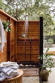 A great changing area for pool visitors. 32 Beautiful Easy Diy Outdoor Shower Ideas A Piece Of Rainbow