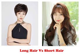You don't have to cut it as often. Long Hair Vs Short Hair The Different Long And Short Hairstyles Hair Theme
