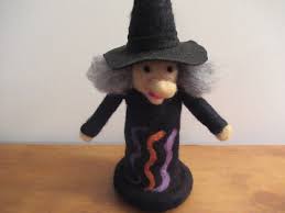 Decorative Witch, Halloween Decor, Art Doll, Skinny Witch