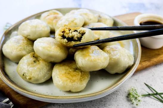 Pan-Fried Chive Dumplings